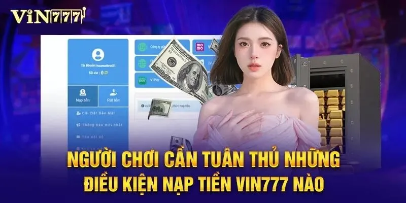 Quy trình nạp tiền Vin777 nhanh gọn